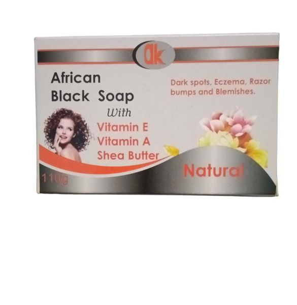 African Black Soap with Shea Butter
