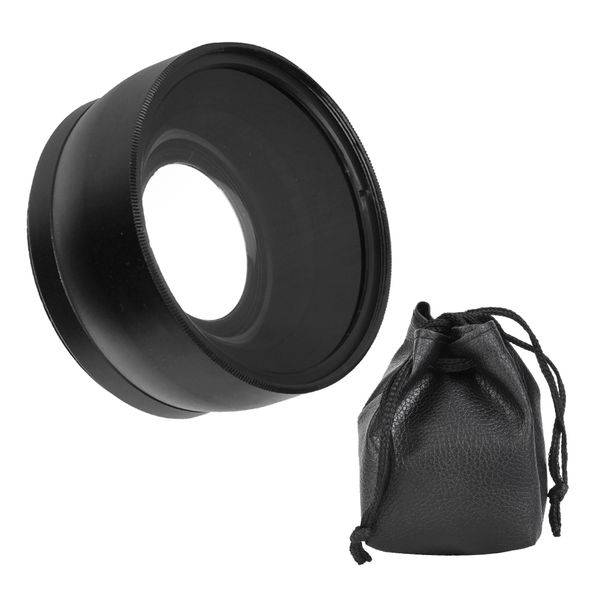 58mm 0.45X Macro/Wide - For DSLR (Black)