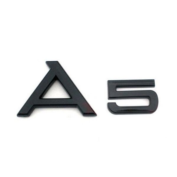 Audi A5 3D Logo - Matte Black (AD-A5-MBK)