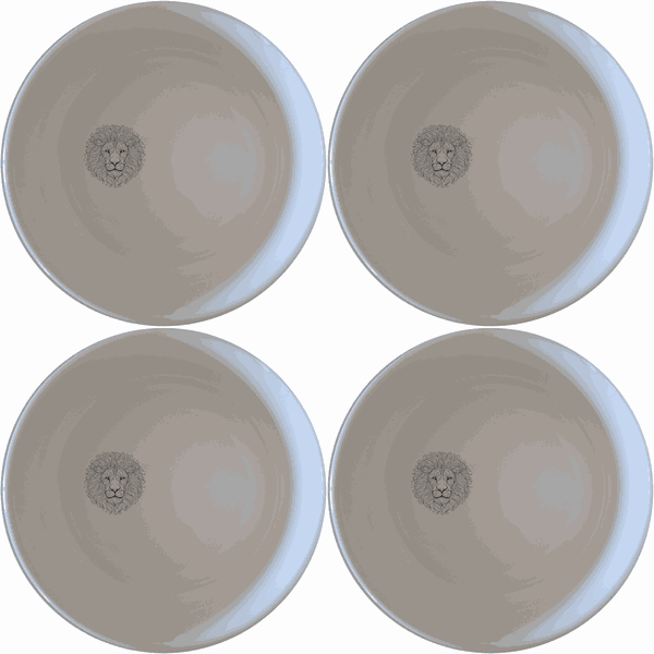 The Staring Lion Bowl Set of 4 - Range 1