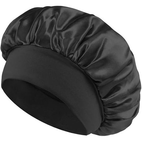 Mulberry Silk Sleep Cap for Women - Anti-Frizz Satin Bonnet