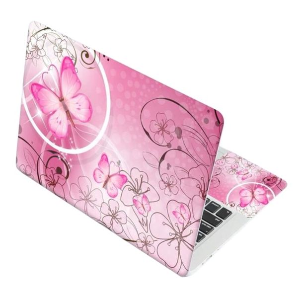 15-Inch Laptop Skin With Cute Butterfly Patterns For Laptops