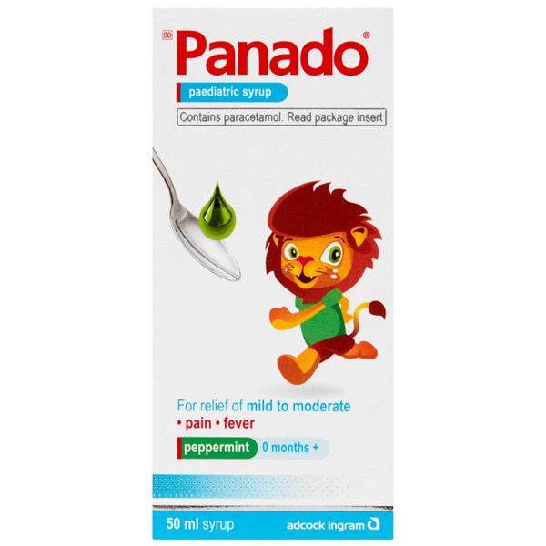 Panado Paediatric Syrup Peppermint - 50ml