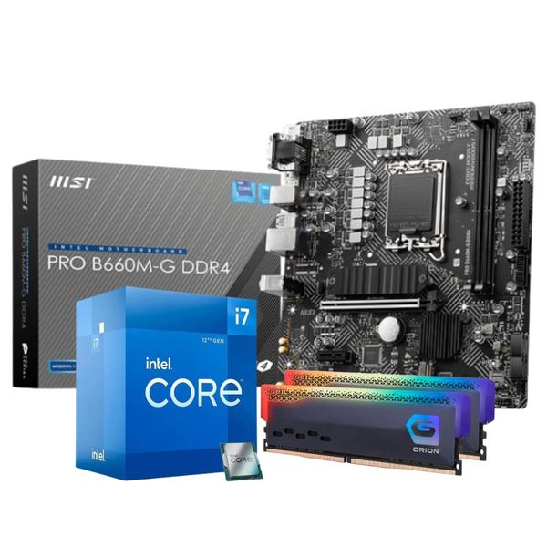 Intel Core i7-12700 Pro B660M-G 16GB 3600MHz DDR4 Upgrade Kit