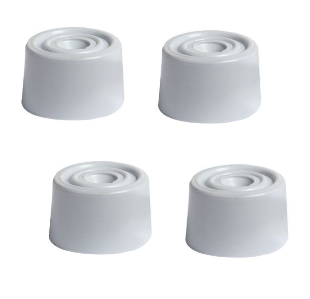 Set of 4 Rubber Door Stoppers -White