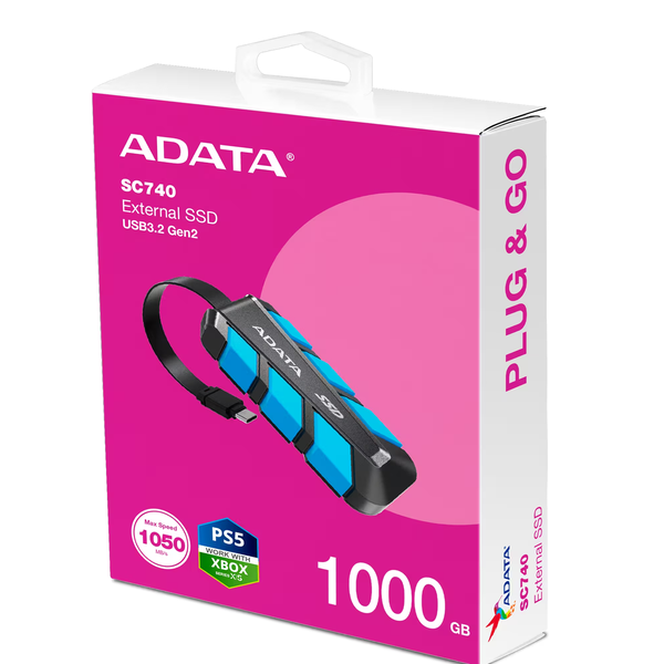 ADATA SC740 External SSD 1GB