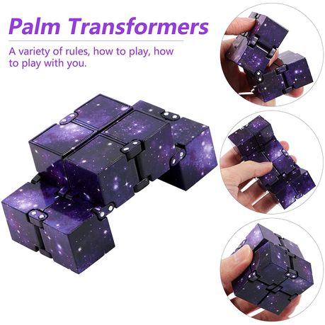 Infinity Fidget Cube Toy Galaxy Space Pack Of 2 Buy Online In South Africa Takealot Com