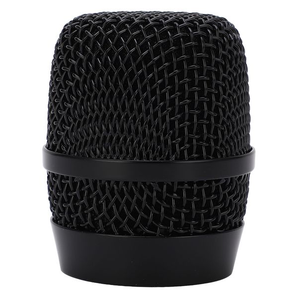BBS666 Mic Grill - Black steel with foam windscreen