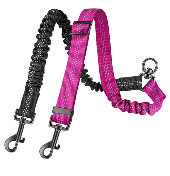 Adjustable 2 in 1 Double Dog Leash Two Dog Lead