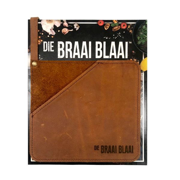 Leather Braai Glove and Braaiblaai Gift Set