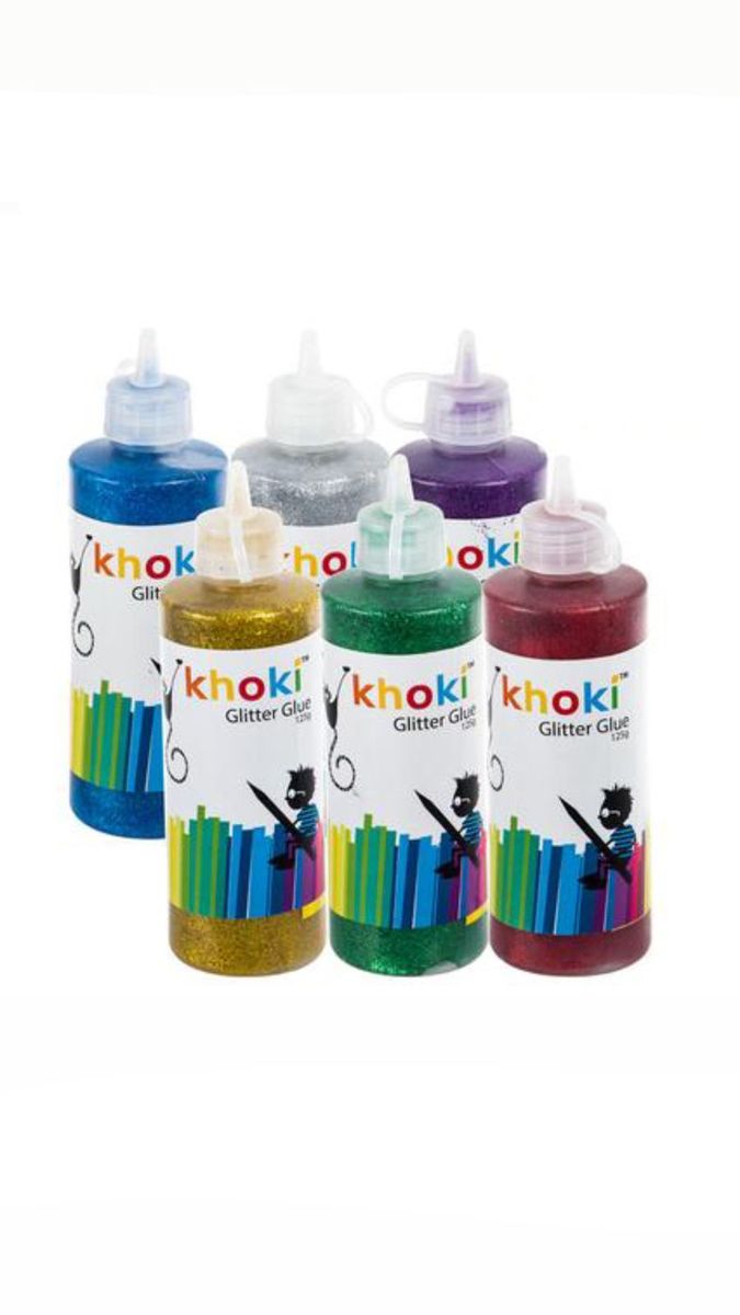Arts and Crafts Glitter Glue Set (125g) Shop Today. Get it Tomorrow