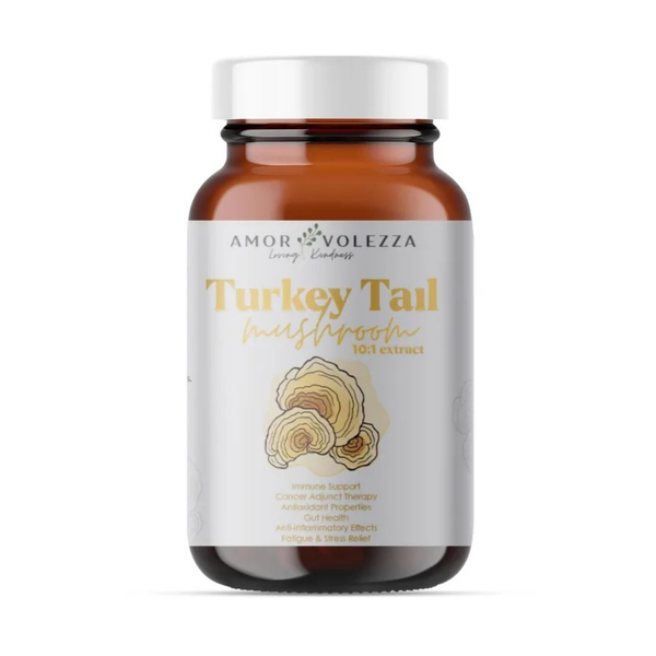 Turkey Tail Mushroom 10:1 - 120 Capsules