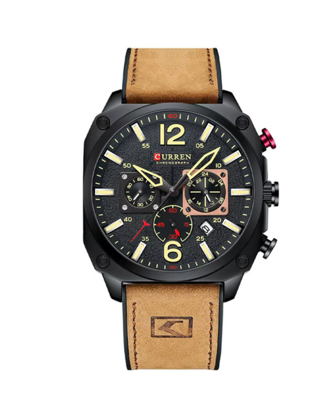 Curren Men Leather Leisure 8383