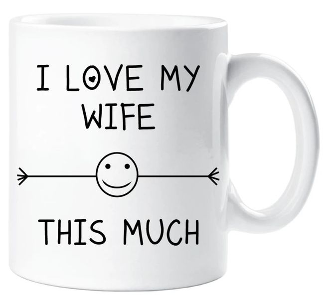 I Love My Wife This Much Birthday Anniversary Valentine Husband Gift Mug