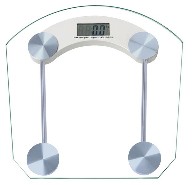 Hubbe Electronic Personal Body Weight Scale - Glass