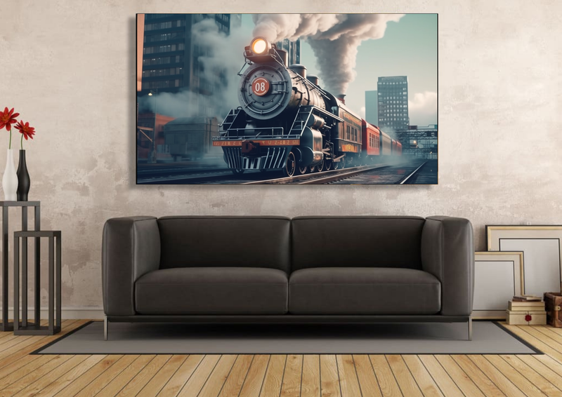 Vintage Steam Train Abstract - Im0142 image