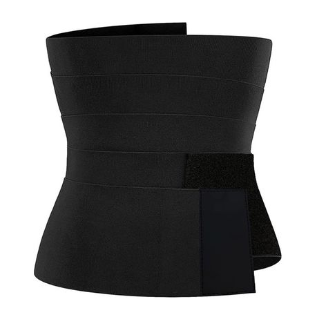 6m Elastic Waist Tummy Wrap Slimming Body Training Belt Corset - Black, Shop Today. Get it Tomorrow!