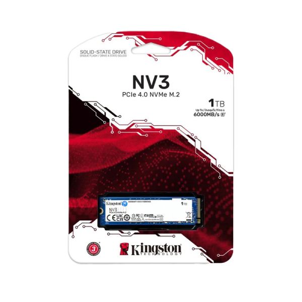 Kingston NV3 1TB NVMe SSD - High-Speed Internal Storage Solution