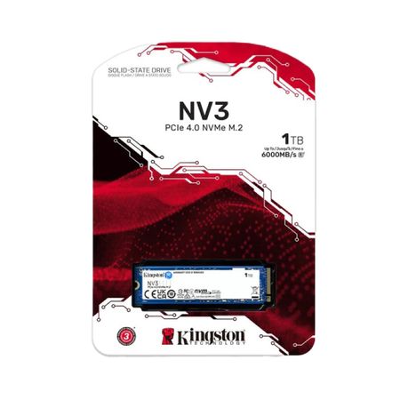 Kingston NV3 1TB NVMe SSD - High-Speed Internal Storage Solution