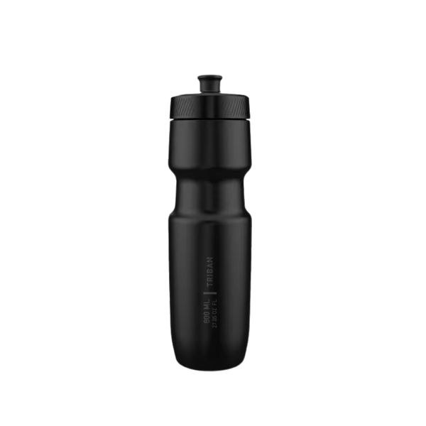 TRIBAN 800 ml L Cycling Water Bottle SoftFlow - Black