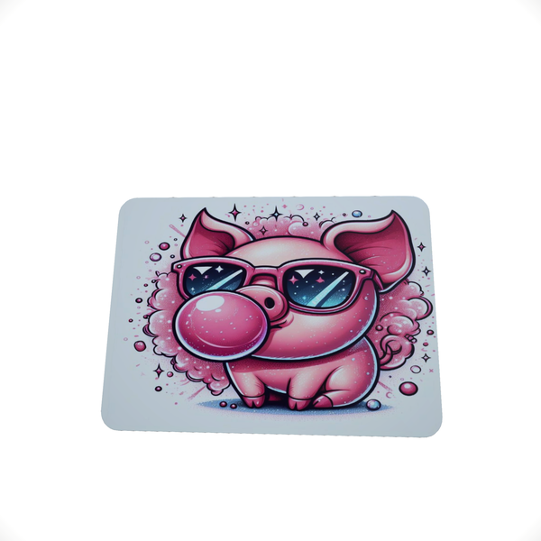 Pink Bubblegum Pig - Mouse Pad