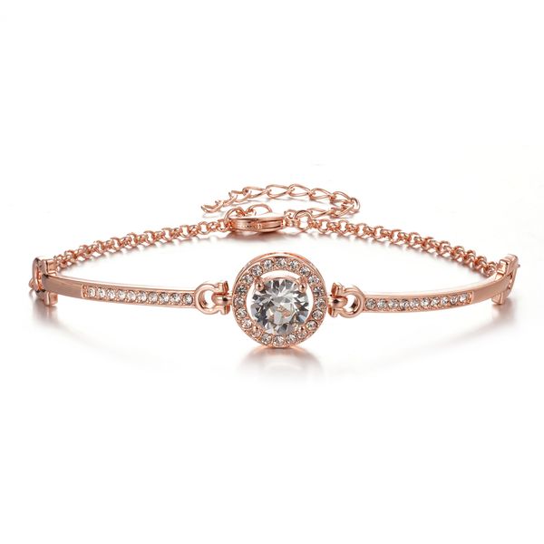 Crystalize Natalia Gold Plated Bracelet with Swarovski Crystals