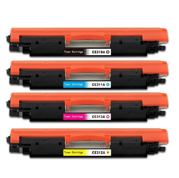 HP CE310 Set - Black / Cyan / Yellow / Magenta Toners - Generic