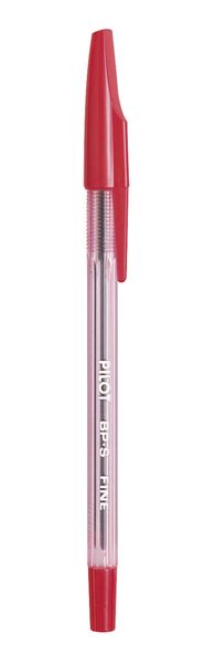 Pilot BP-S Fine Ballpoint Pen - Box of 12 - Red