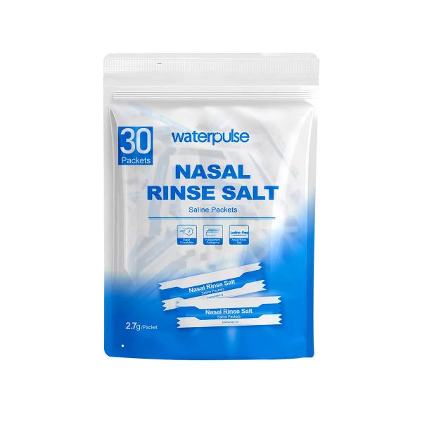 Neti Pot Salt Packets Wrapped Saline Packets Nasal Wash- 30 Pieces