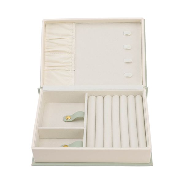 Portable Leather Jewelry Box
