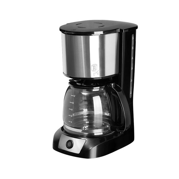 Berlinger Haus 1,5L Electric Coffee Maker - Silver