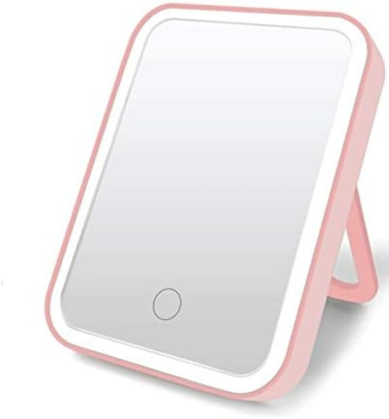 Portable LED Cosmetic Mirror With Illuminated Refill USB Charging