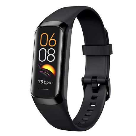 Smart Watch Heart Rate Sleep Monitor Waterproof men women Black Image