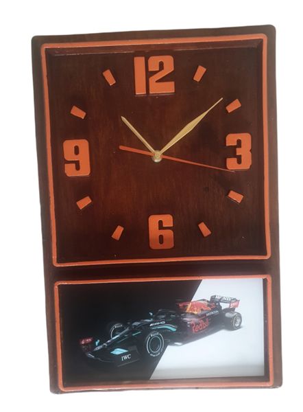 Retro Box Clock (Orange) Redbull Vs Mercedes (9)