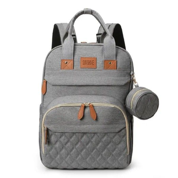 Waterproof Diaper Bag With Mini Bassinet And Mosquito Net Cover