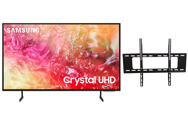 Samsung 50" 4K UHD Smart LED TV with Tizen OS + Wall Bracket