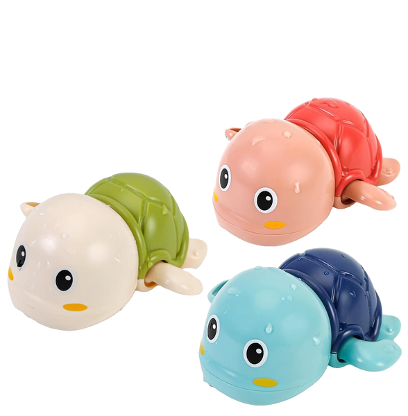 Wind-Up Baby Bath Toys, 3-Piece Set