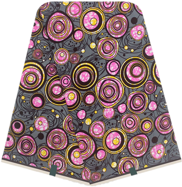 Vlisco Hollandaise Wax - Grey Worm Ankara Fabric
