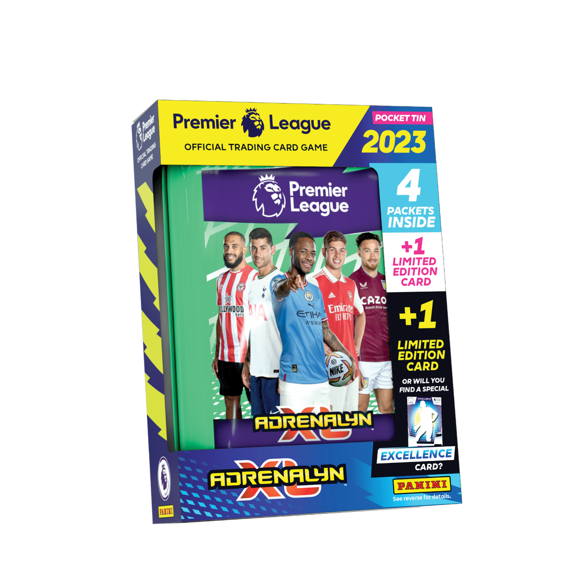 Panini 2024 Premier League Adrenalyn XL Trading Cards Pocket Tin Blind