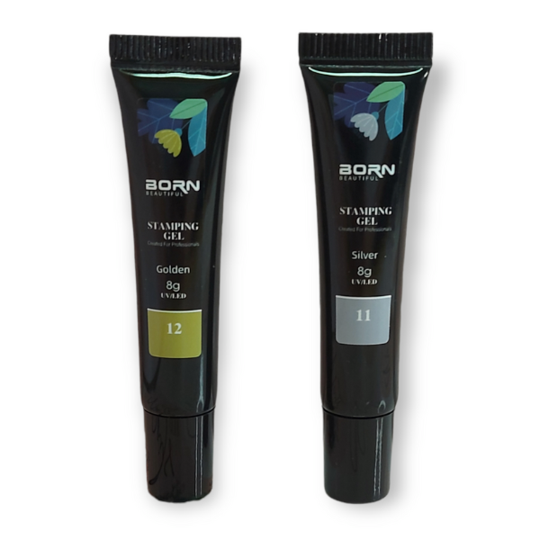 Stamping Gel - Silver &amp; Gold Combo BB