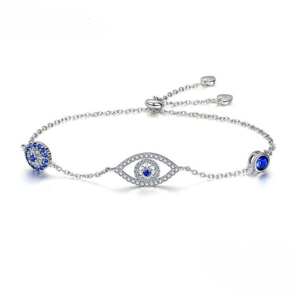 Evil Eye 925 Sterling Silver Bracelet J Factor
