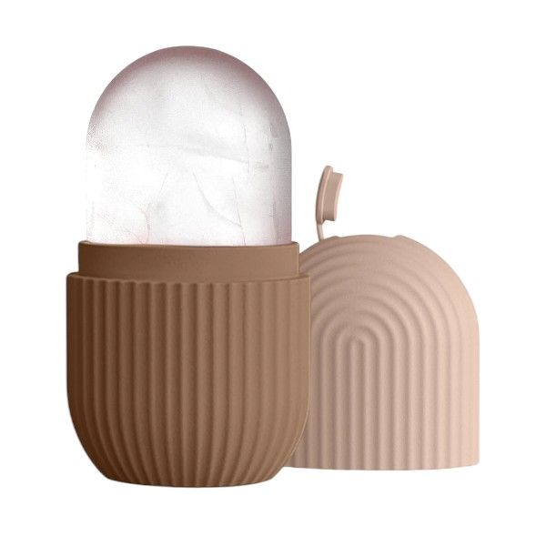 1 Piece - Skincare Essential Silicone Face Roller Ice Mold - Pink &amp; Purple