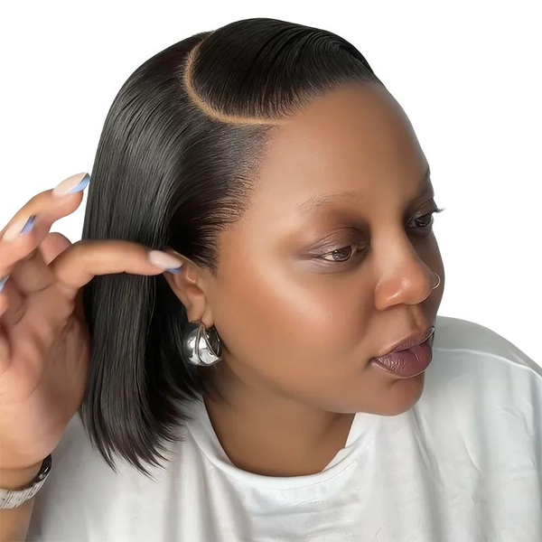 Brseilienne Vietnamese 8Inch Straight 13x4 Frontal Wig Human Hair Bob Wig
