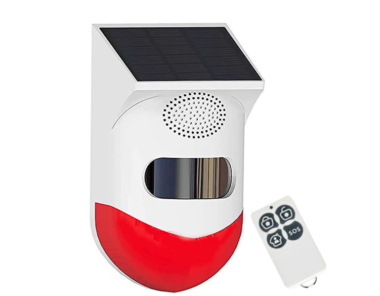 Smart Solar Powered Security Sensor Alarm | A-QBJ201 TUYA