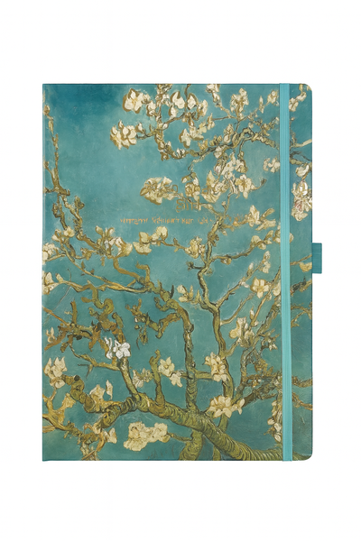 Van Gogh Self Notebook Series - A4 Hardcover Lined Notebook (160 Pages)