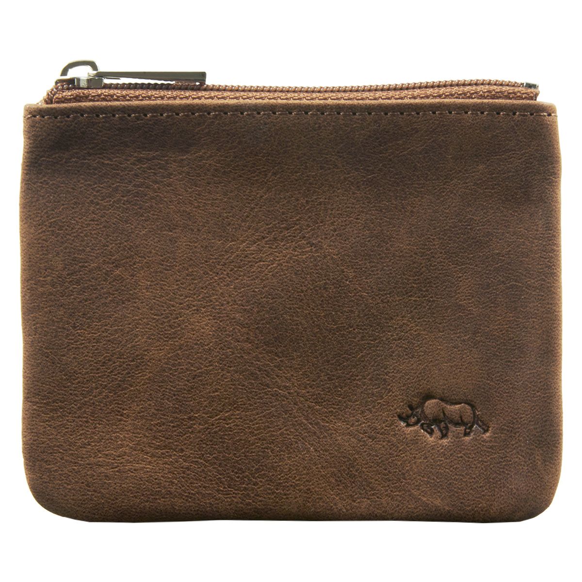 Genuine African Leather Small Coin Purse - Medium Brown | Shop Today ...