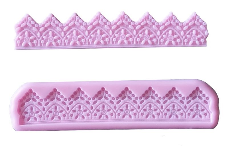 Lace Double-Sided Strip Silicone Mould