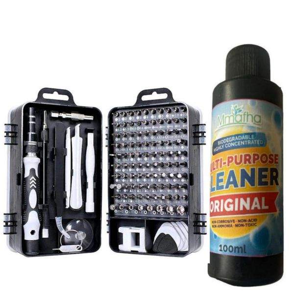 115-in-1 Magnetic Screwdriver For Mobile Repair &amp;Multi-purpose Cleaner