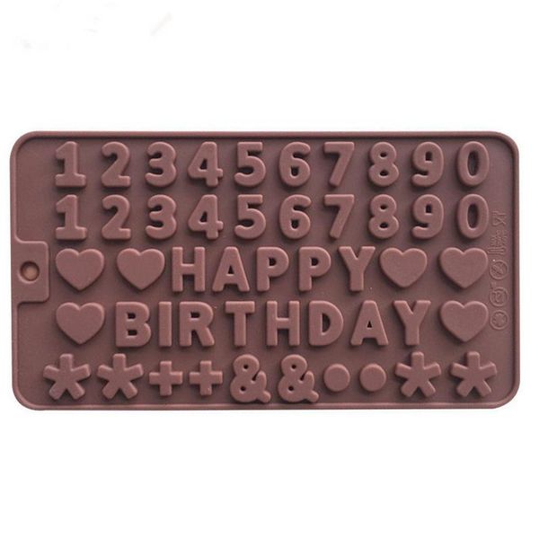 Silicone Mold- Happy Birthday Design