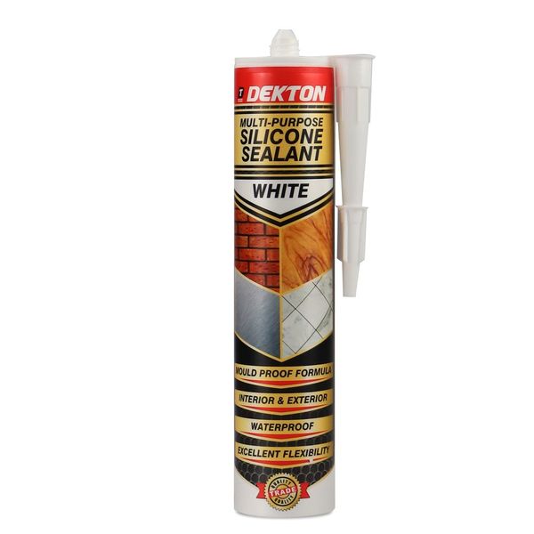 Dekton Multi-Purpose Silicone Sealant - White